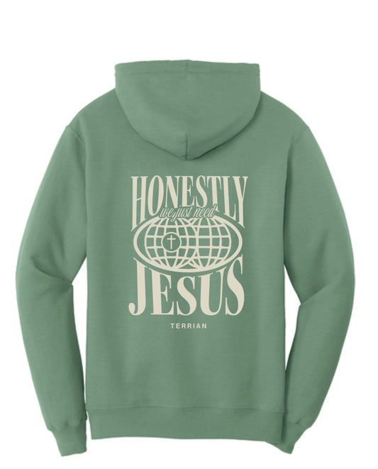 Honestly Hoodie Sage