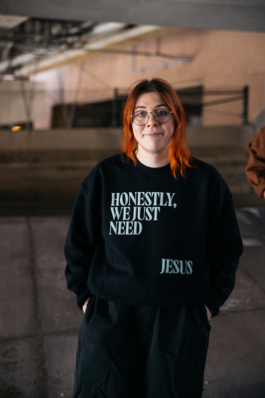 Honestly Crewneck Sweatshirt