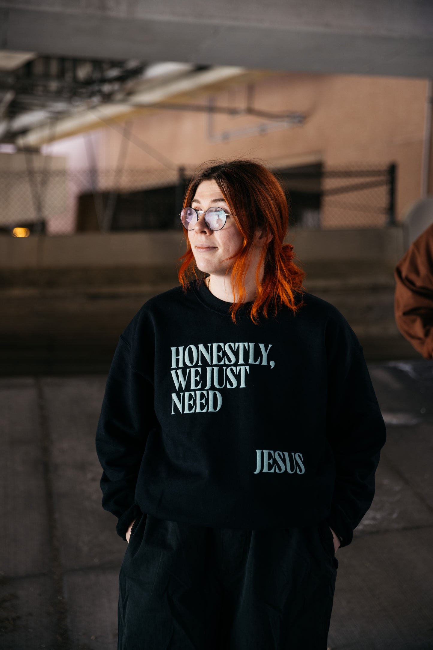 Honestly Crewneck Sweatshirt