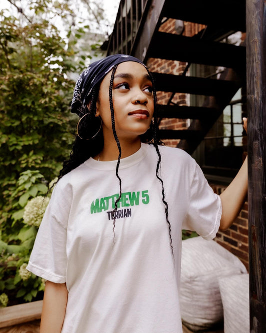 Matthew 5 Cream Tee